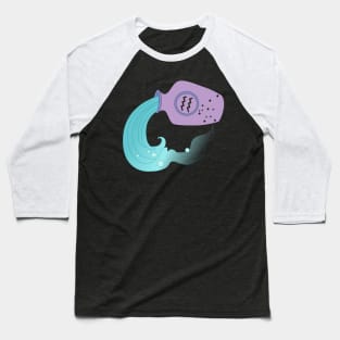 Aquarius (Light Purple) Baseball T-Shirt